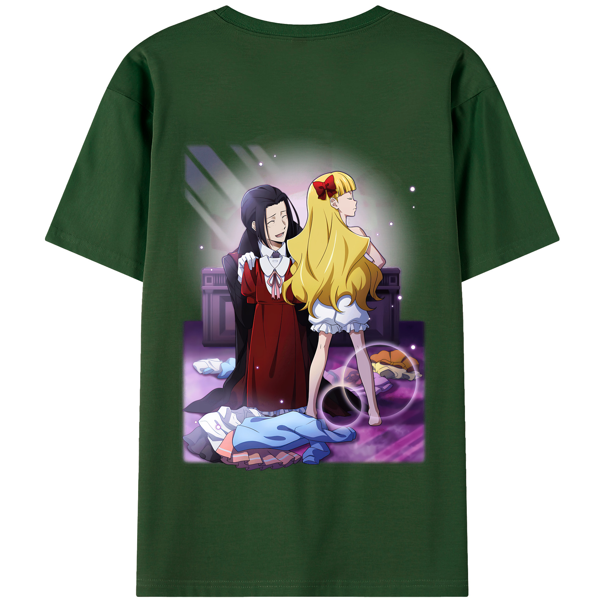 （画像用） 文豪ストレイドッグス Bungo Stray Dogs 綿100％半袖Tシャツ（背面プリント）